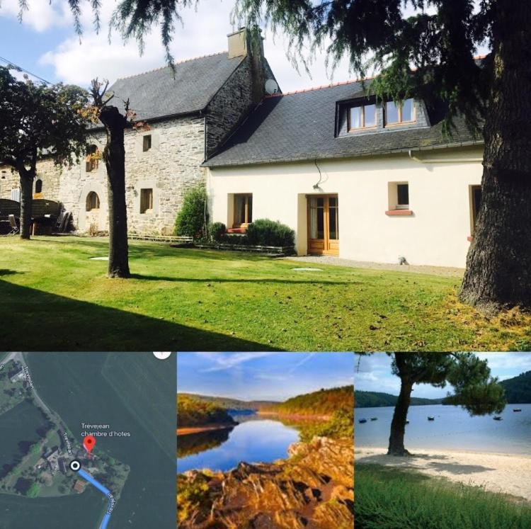 Trevejean Chambre D'Hotes De Charme Guerledan Bagian luar foto